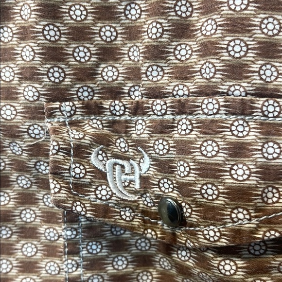 Brown Checkered western Kids Shirt 7/8 - Picture 4 of 5